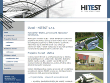 Tablet Screenshot of hitest.cz